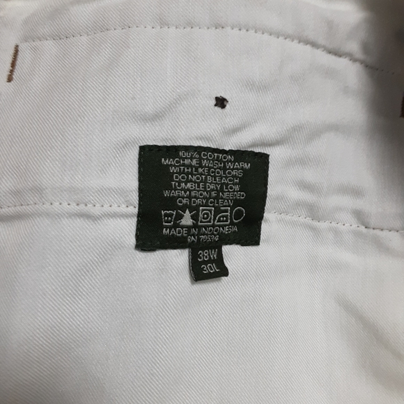 Two pairs Orvis khaki canvas pants 38w - Picture 3 of 7